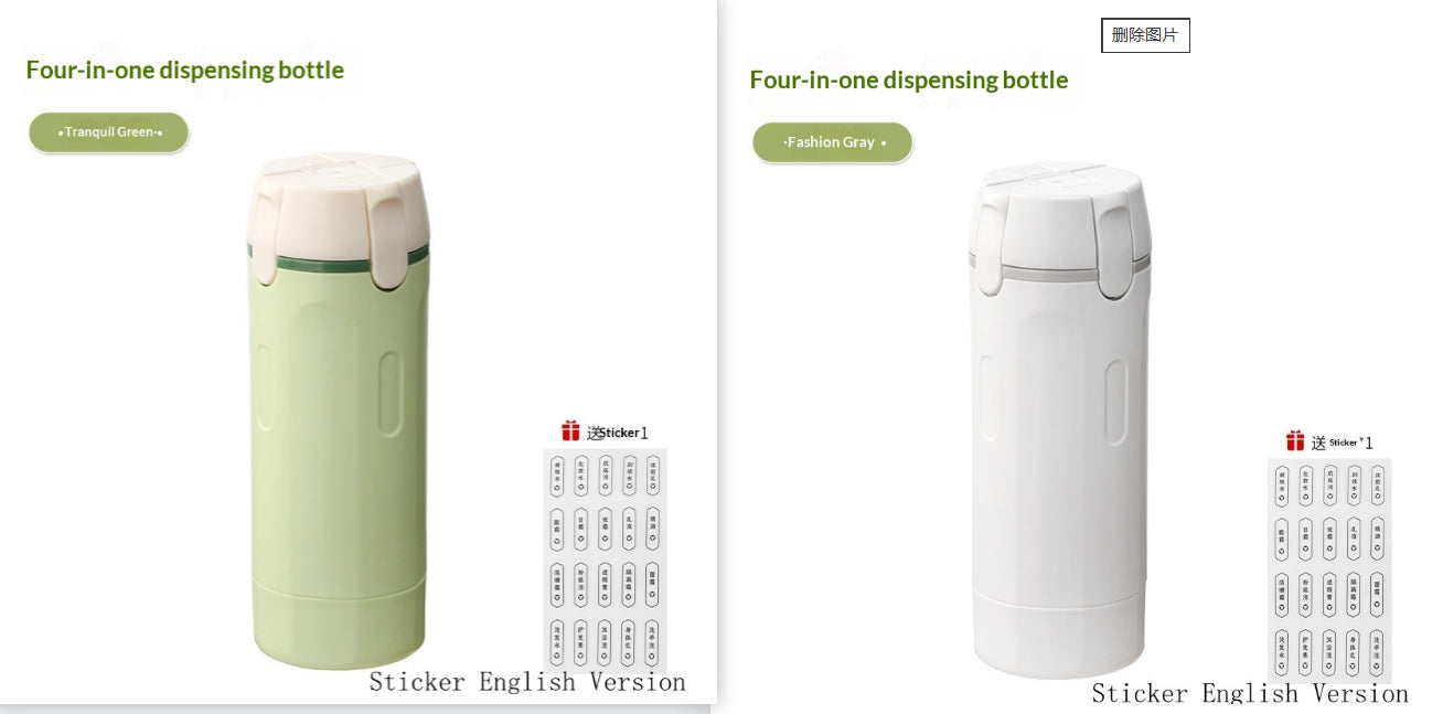 Dispensador 4 en 1 Portátil – Edición Premium