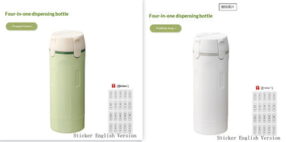 Dispensador 4 en 1 Portátil – Edición Premium